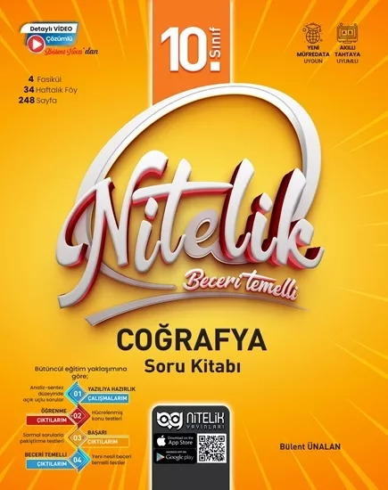 NİTELİK 10.SINIF COĞRAFYA BECERİ TEMELLİ SORU BANKASI
