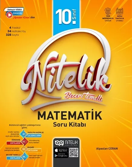NİTELİK 10.SINIF MATEMATİK BECERİ TEMELLİ SORU BANKASI