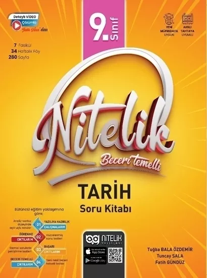 NİTELİK 9.SINIF TARİH BECERİ TEMELLİ SORU BANKASI