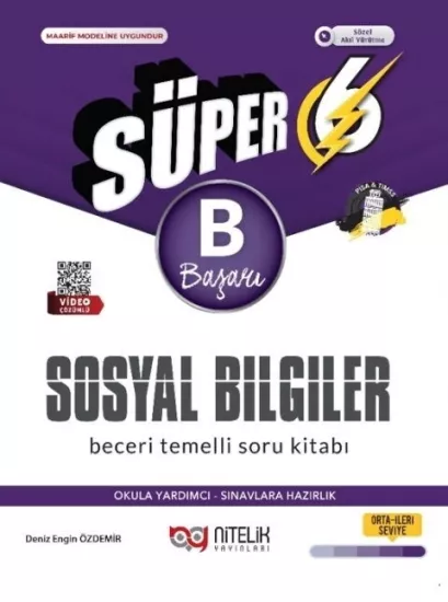 NİTELİK 6.SINIF SÜPER SOSYAL BİLGİLER (B) SORU BANKASI