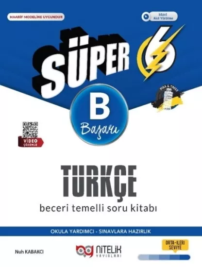 NİTELİK 6.SINIF SÜPER TÜRKÇE (B) SORU BANKASI