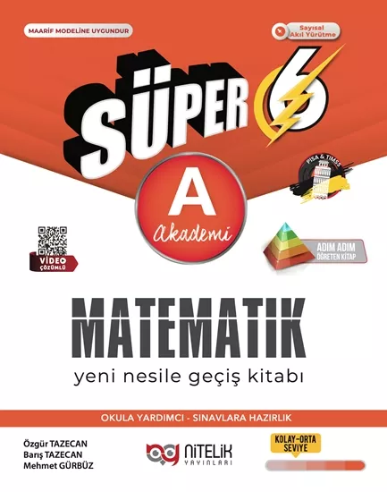 NİTELİK 6.SINIF SÜPER MATEMATİK (A) SORU BANKASI