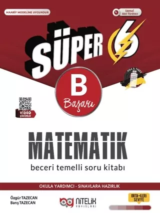NİTELİK 6.SINIF SÜPER MATEMATİK (B) SORU BANKASI