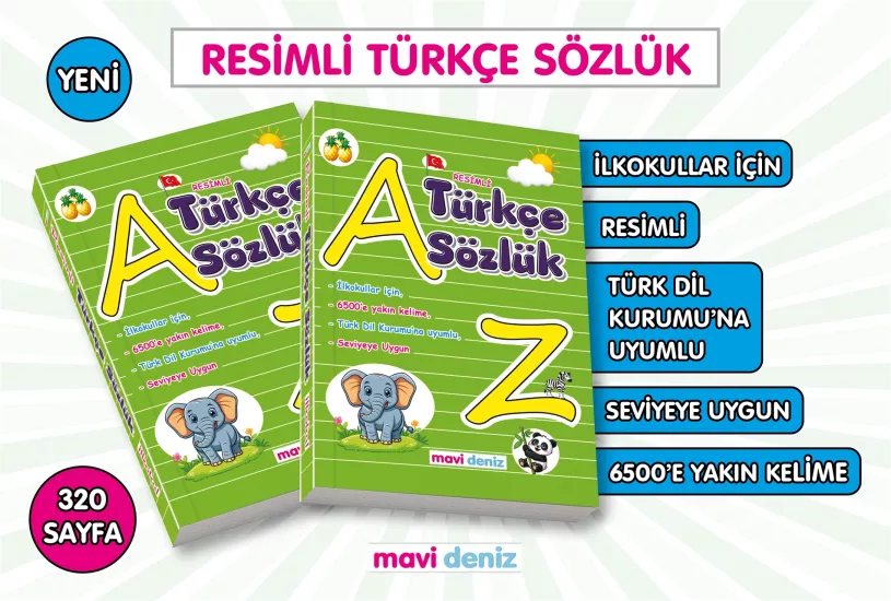 MAVİ DENİZ İLKOKUL RESİMLİ TÜRKÇE SÖZLÜK