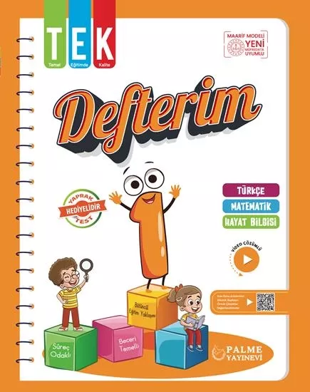 PALME 1. SINIF TÜM DERSLER TEK DEFTERİM