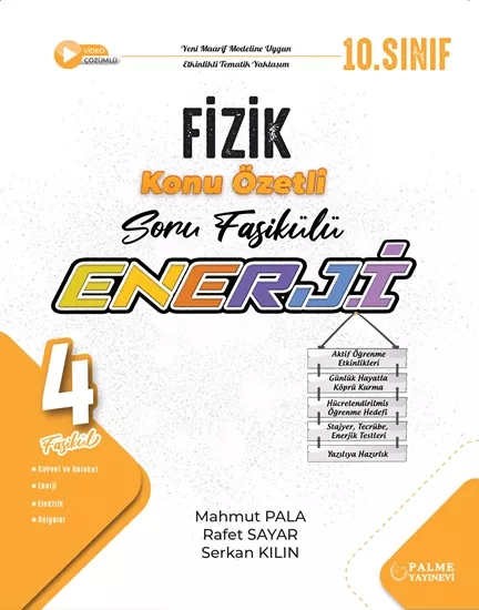 PALME 10.SINIF ENERJİ FİZİK KONU ÖZETLİ SORU FASİKÜLLERİ