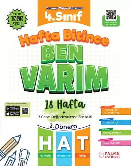PALME 4.SINIF HAFTA BİTİNCE BEN VARIM (2.DÖNEM)