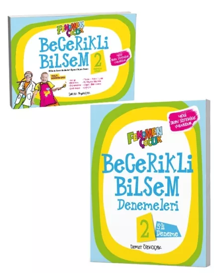 FENOMEN ÇOCUK 2.SINIF BECERİKLİ BİLSEM HAZIRLIK SETİ (2 KİTAP)