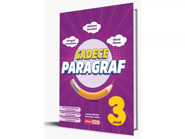 KIRMIZI BEYAZ 3.SINIF SADECE PARAGRAF SORU BANKASI