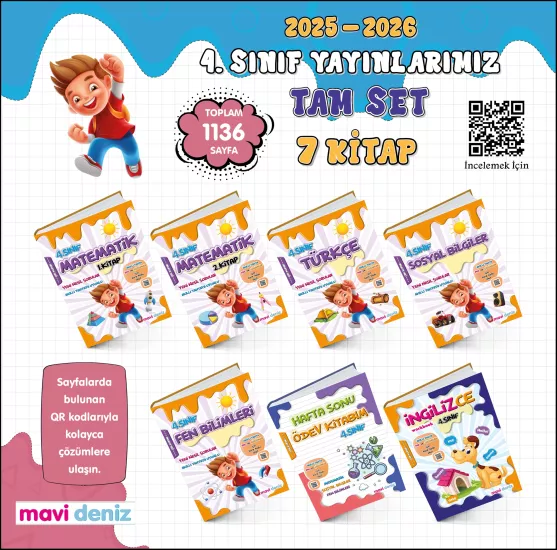 MAVİ DENİZ 4.SINIF EĞİTİM SETİ