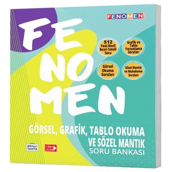 FENOMEN 8.SINIF GÖRSEL GRAFİK TABLO OKUMA VE SÖZEL MANTIK SORU BANKASI