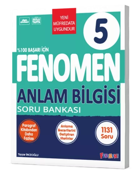FENOMEN 5.SINIF ANLAM BİLGİSİ SORU BANKASI