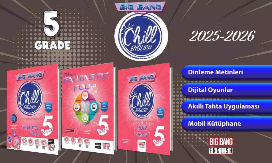 BIG BANG 5. SINIF CHILL ENGLISH PRACTICE BOOK (3’lü Set)