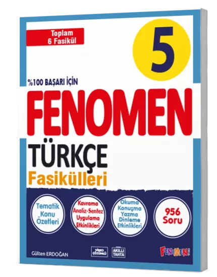 FENOMEN 5.SINIF TÜRKÇE FASİKÜL SETİ (6 FASİKÜL)