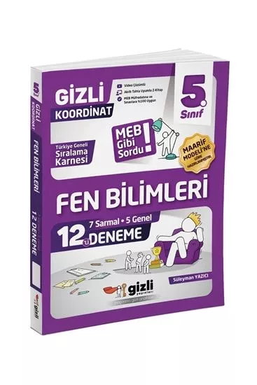 GİZLİ YAYINLARI 5.SINIF FEN BİLİMLERİ DENEME