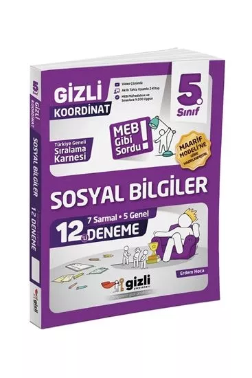 GİZLİ YAYINLARI 5.SINIF SOSYAL BİLGİLER DENEME