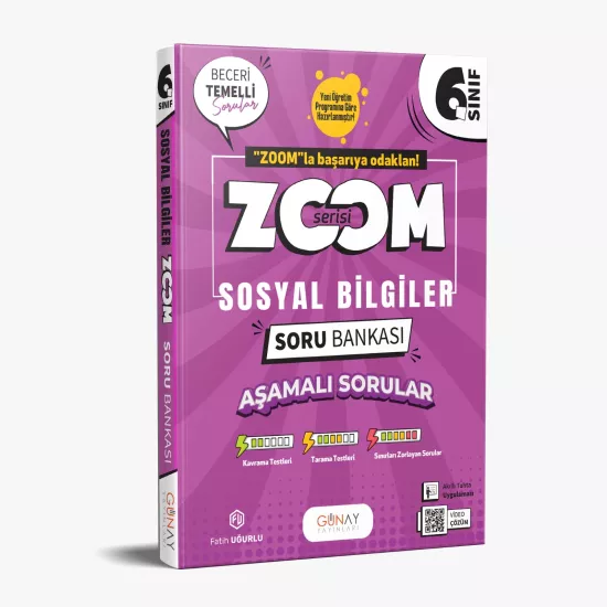 GÜNAY 6.SINIF ZOOM SOSYAL BİLGİLER SORU BANKASI