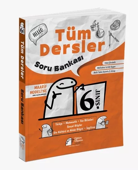 EĞİTİM DEPOSU 6.SINIF TÜM DERSLER SORU BANKASI