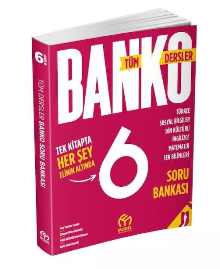 MODEL BANKO 6.SINIF TÜM DERSLER SORU BANKASI
