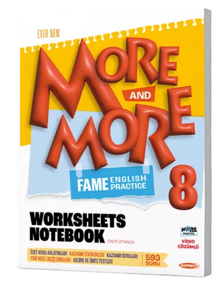 MORE & MORE 8. SINIF WORKSHEETS NOTEBOOK