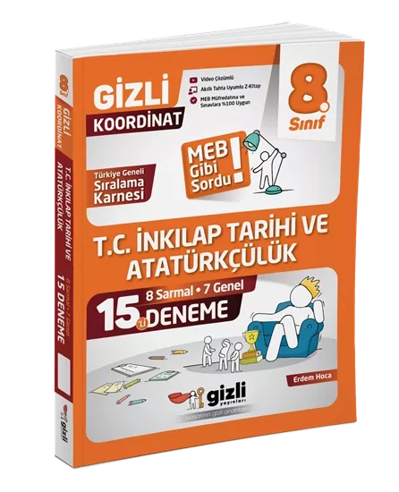GİZLİ YAYINLARI 8.SINIF İNKILAP TARİHİ VE ATATÜRKÇÜLÜK DENEME