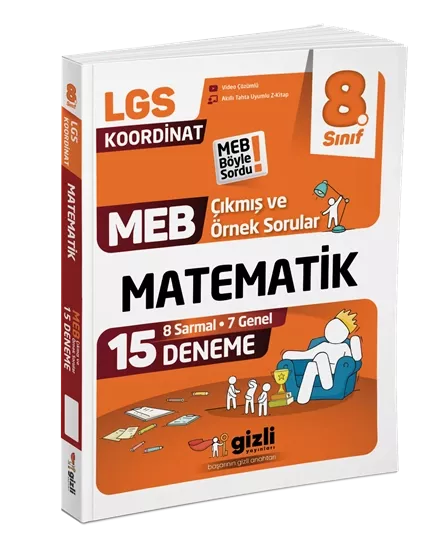 GİZLİ YAYINLARI 8.SINIF MATEMATİK ÇIKMIŞ VE ÖRNEK SORULAR DENEMESİ