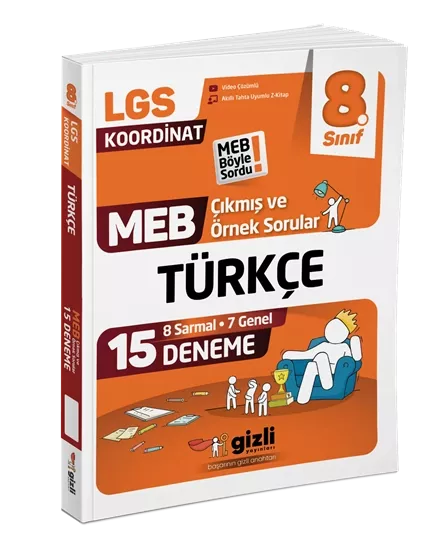 GİZLİ YAYINLARI 8.SINIF TÜRKÇE ÇIKMIŞ VE ÖRNEK SORULAR DENEMESİ