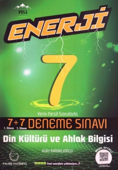 PALME 7.SINIF ENERJİ DİN KÜLTÜRÜ VE AHLAK BİLGİSİ 7+7 DENEME