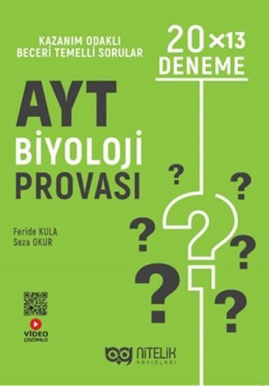 NİTELİK AYT BİYOLOJİ PROVASI