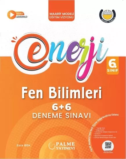 PALME 6.SINIF ENERJİ FEN BİLİMLERİ 6+6 DENEME