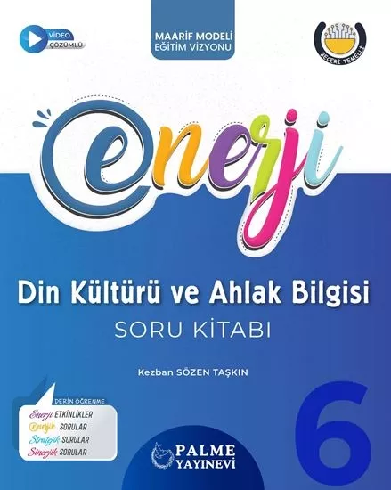 PALME 6.SINIF ENERJİ DİN KÜLTÜRÜ VE AHLAK BİLGİSİ SORU BANKASI