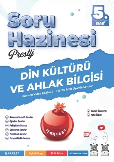NARTEST 5.SINIF PRESTİJ DİN KÜLTÜRÜ VE AHLAK BİLGİSİ SORU HAZİNESİ