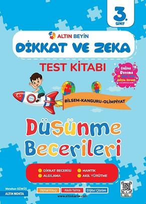 ALTIN NOKTA 3. SINIF DİKKAT VE ZEKA TEST KİTABI