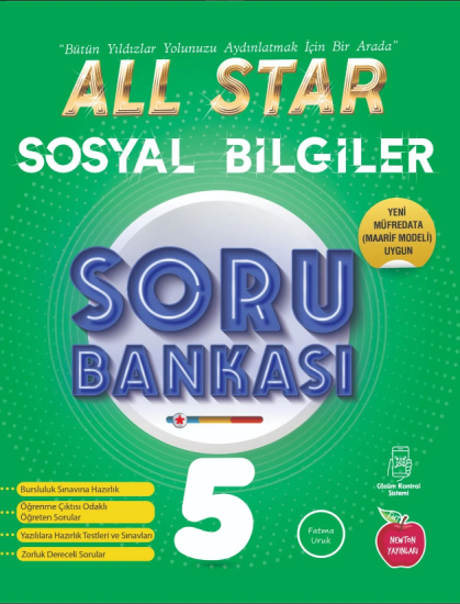 NEWTON 5.SINIF ALL STAR SOSYAL BİLGİLER SORU BANKASI