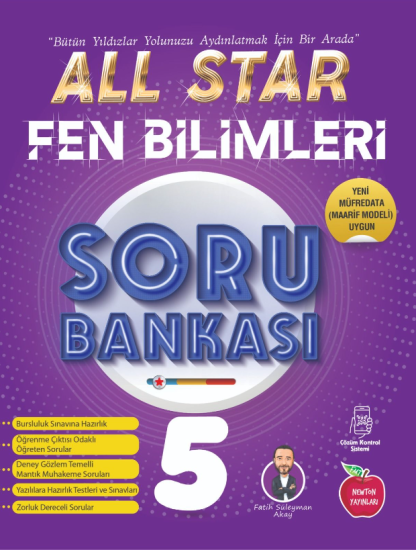 NEWTON 5.SINIF ALL STAR FEN BİLİMLERİ SORU BANKASI