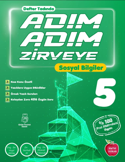 NEWTON 5.SINIF ADIM ADIM ZİRVEYE SOSYAL BİLGİLER ETKİNLİKLİ SORU BANKASI