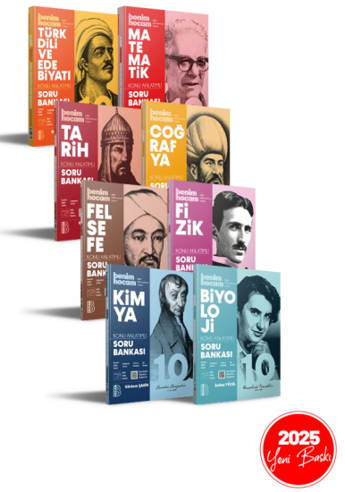BENİM HOCAM 10.SINIF TÜM DERSLER KONU ANLATIMLI SORU BANKASI SETİ (8 KİTAP)