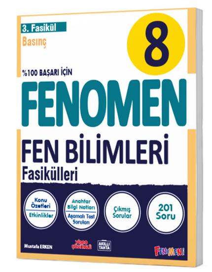 FENOMEN 8.SINIF FEN BİLİMLERİ 3. FASİKÜL