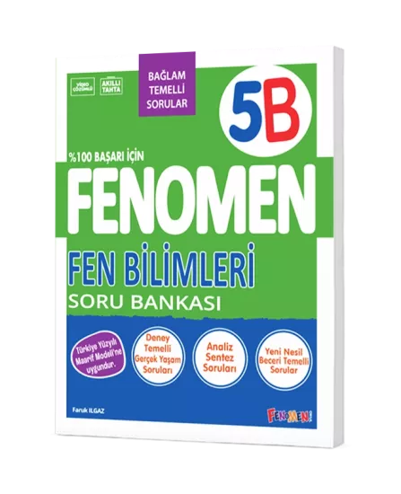 FENOMEN 5.SINIF FEN BİLİMLERİ (B) SORU BANKASI