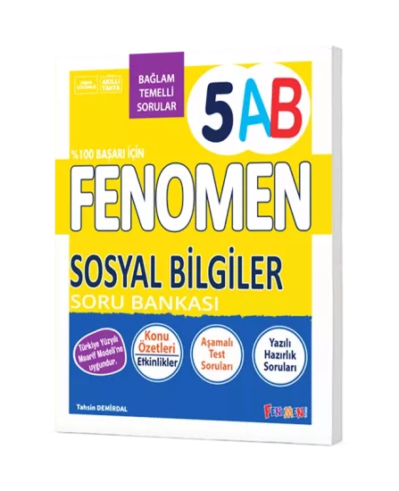 FENOMEN 5.SINIF SOSYAL BİLGİLER (A/B) SORU BANKASI