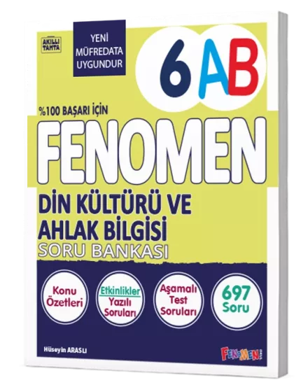 FENOMEN 6.SINIF DİN KÜLTÜRÜ VE AHLAK BİLGİSİ (A/B) SORU BANKASI