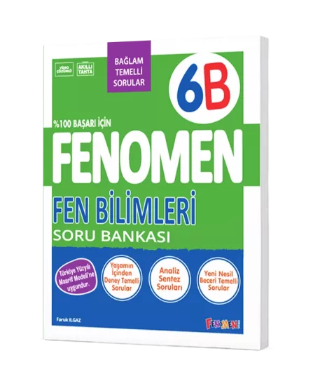 FENOMEN 6.SINIF FEN BİLİMLERİ (B) SORU BANKASI
