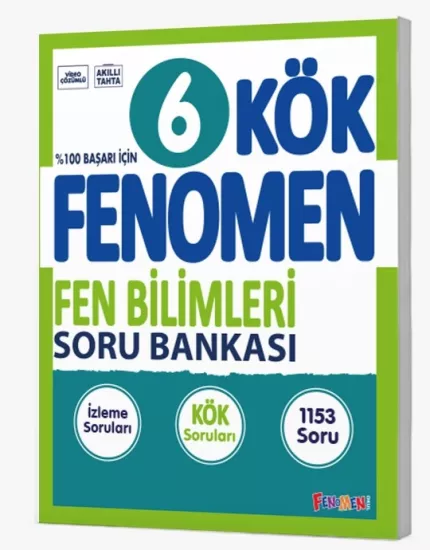FENOMEN 6.SINIF KÖK FEN BİLİMLERİ SORU BANKASI