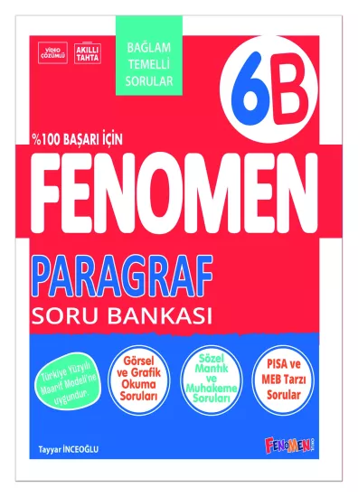 FENOMEN 6.SINIF PARAGRAF (B) SORU BANKASI