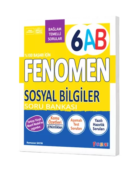 FENOMEN 6.SINIF SOSYAL BİLGİLER (A/B) SORU BANKASI