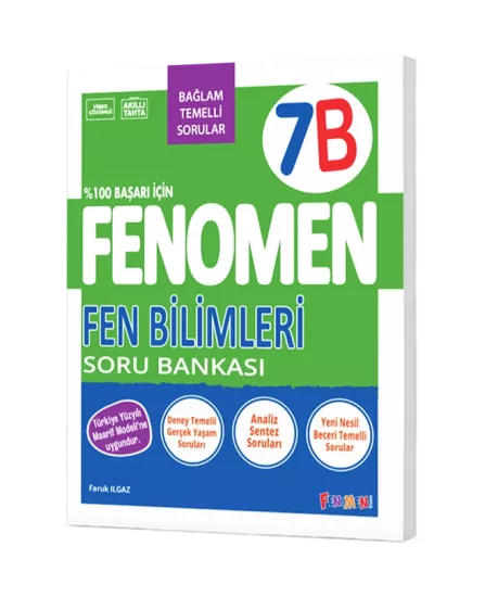 FENOMEN 7.SINIF FEN BİLİMLERİ (B) SORU BANKASI