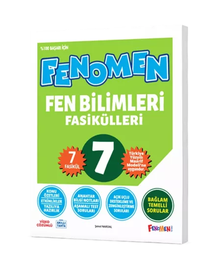 FENOMEN 7.SINIF FEN BİLİMLERİ FASİKÜL SETİ (7 FASİKÜL)