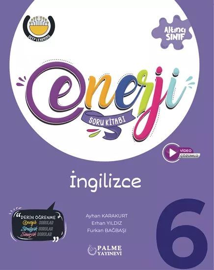 PALME 6.SINIF ENERJİ İNGİLİZCE SORU BANKASI
