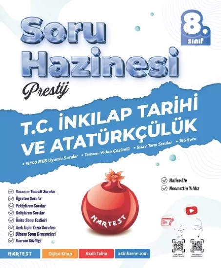 NARTEST 8.SINIF PRESTİJ İNKILAP TARİHİ VE ATATÜRKÇÜLÜK SORU HAZİNESİ