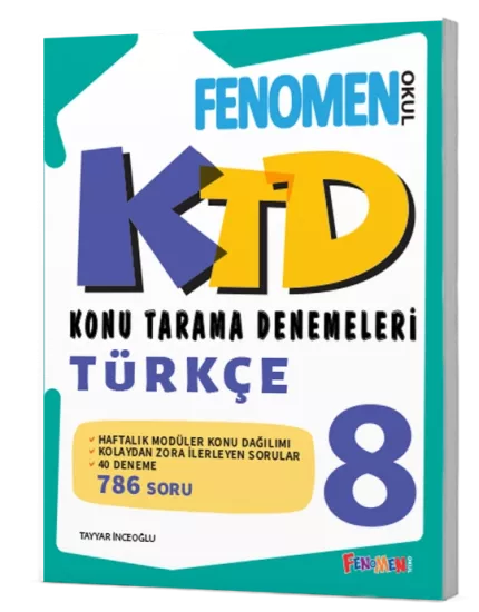 FENOMEN 8.SINIF TÜRKÇE KONU TARAMA DENEMELERİ